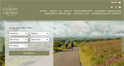 Desktop Screenshot of countryequestrianhomes.com